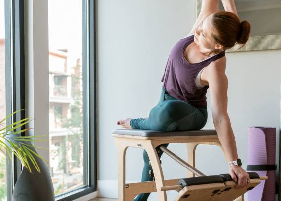 Pilates Sitting Box - Balanced Body Sitting Box Standard